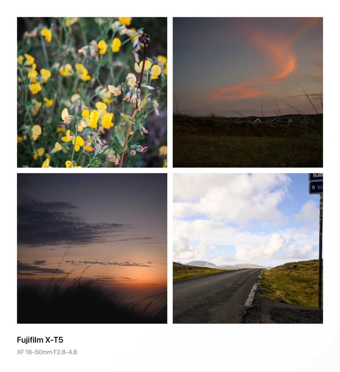 Four photos on one page